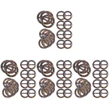 120Pcs Brown Resin Scarf Rings for Women Stylish Scarf Buckle Clips