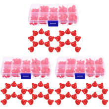 300Pcs Red Resin Safety Nose for Doll Accessories and DIY Plush Crafts