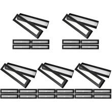 25Pcs Compact Black Paper Pen Boxes Gift Empty for Storage and Travel