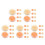 50Pcs Hand Quilting Thread Wax Conditioner with Assorted Color Beeswax 5