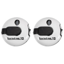 2Pcs Lightweight Plastic Golf Score Counters with Clip Hat Multi Use