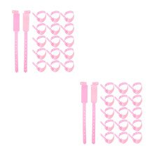 200Pcs Pink Plastic Patient Id Wristbands Tamper-Proof Hospital Bands