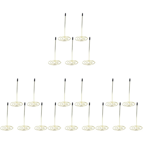 4 Pcs Note Folder Receipt Holder Spike Desktop Stand Office