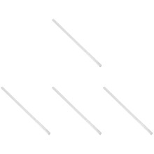 4Pcs Durable Stainless Steel Bracelet Blanks Silver for Engraving