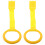 2Pcs Infant Pull Rings Yellow Plastic Crib Hand Pull Ring Set 1