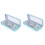 2Sets Compacte Meetlat En Passer Kit Voor School En Wiskunde 1