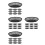 40Pcs Premium Black Bread Tray Snack Holder Catering Container 1