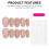 (Short ellipse) 3D Cat Eye False Nails DIY Manicure Kit 2