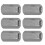 Galvanized Threaded Rod Connector for Structural Stability, Hex Coupling Nut with Carbon Steel Build, Hexagonal Outer Shape for Precision Fit in 5