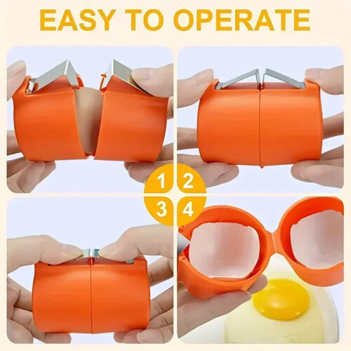 1/3pcs-New Egg Shell Opener Press Egg Shell Separator Portable Egg Opener Kitchen Handheld Egg Shell Crusher Household 1