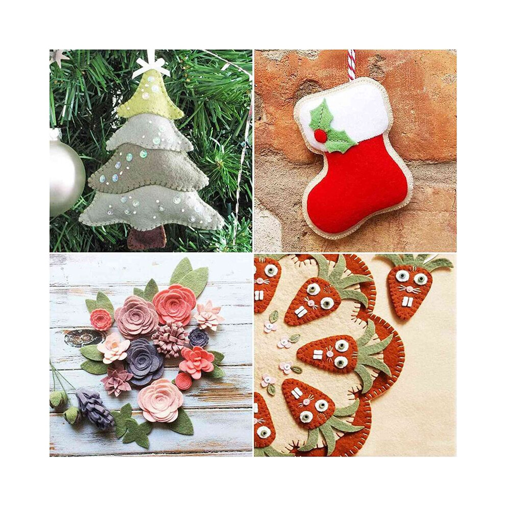 Kit D'art En Feutre D'automne De 96 Pièces : Arbre Et Feuilles D'érable Pour Décorations De Thanksgiving Et D'Automne, Activités Créatives En Famille, à Partir De 90 G