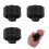 100St Luer Lock Spuitdoppen Zwart Plastic & 11