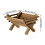 Krippenfigur aus Holz, Mini-Krippe, Weihnachtskrippe für Büro, Bücherregal 5