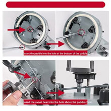 2X Paint Mixing Mate Lid,Universal Car Paint Dispenser,Car Paint Mixing Blade for Solvents and Water-Based Paint 1L