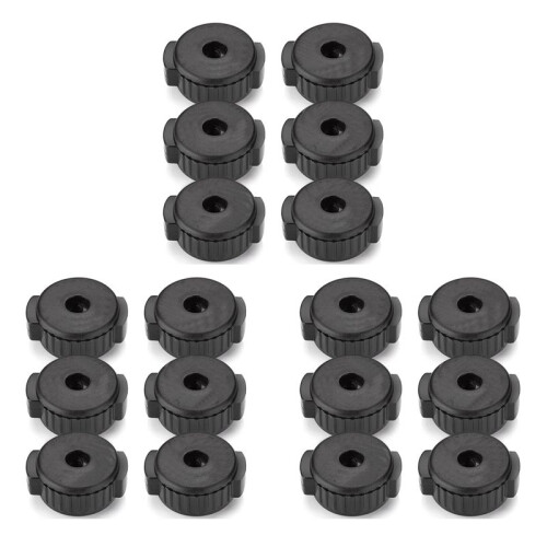 18 PCS Plastic Cymbal Nuts,Quick-Set Cymbal Nut for Percussion Drum Kit,Percussion Replacement Parts 1