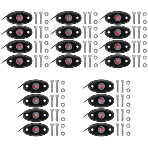 20Pièces Lumières Noires Auto Étanches Pour Accessoires 2
