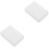 2Pcs Convenient White Ski Wax Kit for Snowboard Skateboard Protection 4