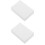 2Pcs Convenient White Ski Wax Kit for Snowboard Skateboard Protection 6