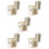 5Pcs Grey Plastic Beverage Cup Holder Poolside Hook Drink Rack 7