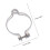 2Pièces Clips Fixation Câbles En Acier Argent Usage Durable 2