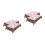 4Pcs Durable Red Blood Tablecloth Halloween Scary Table Runner 4
