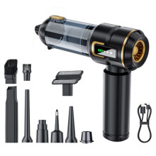 Car Vacuum Cleaner Strong Suction Cordless Powerful Wireless Car Cleaner HandHeld Portable Vacuum Cleaner for Car B