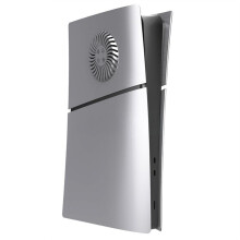 Cover Plates Hard Shell Dustproof Protective Shell with Cooling Vent for PS5 Slim 5 Slim Digital Console A