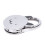 4X Black Cat Cartoon Foldable Silver Tone Handbag Hook Antislip Rubber Base 3