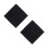 2Pcs Reliable Aquarium Filter Pad Black Practical Water Filter Mats 6