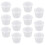 200Pièces Portions Jetables Plastique Couvercles 9
