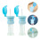 6Pcs Spill Proof Sky-Blue Drinks Sippy Covers for Baby Bottles 11