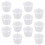 200Pièces Portions Jetables Plastique Couvercles 11