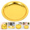 120Pièces Assiettes Dorées Jetables Robustes Pour Dessert 9
