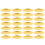 120Pièces Assiettes Dorées Jetables Robustes Pour Dessert 10