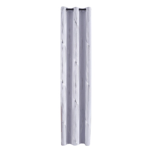 Cortinas Blackout 63x52 polegadas, Resistentes a UV, Brancas, com Bolso para Varão, em Nylon e Elastano, Conjunto de Cortinas Modernas para Janelas 1