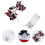 3Pcs LED Snowman String Light Battery Operated Decorative Multi-Color 10