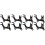 8St Verstelbare Fietsrembeugel Zwart Disc Brake Frame Adapter 2