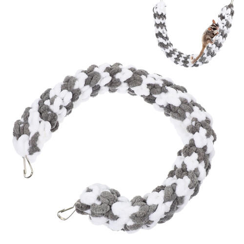 3Pcs Climbing Hamster Toy Assorted Color Bite-Resistant Cotton Rope 1