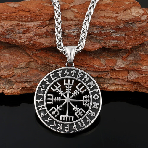 Κολιέ Viking Rune για άνδρες από ανοξείδωτο ατσάλι 2