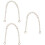 3St Parelketting Handtas Vervanging Strap Voor Mini Tas 6