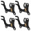 8St Verstelbare Fietsrembeugel Zwart Disc Brake Frame Adapter 10