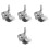 4Pièces Accessoires Charnière Argentés Pour Machine Impression DIY 2