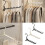 Portable Folding Clothes Drying Rack Convenient Designs with 5 Hangers Home Accessory for Small Space Hanging Solution 2