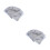 400Pcs Durable Anti Static Bag Silver Shielding for Computer Parts 9