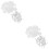 200 Pcs Led Light Pp Buckle Fiber Optic Cable 5