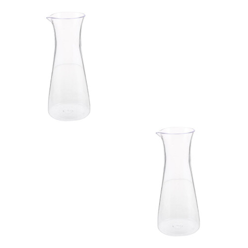 2Pièces Carafe À Vin Transparent En Pour Dîner 2