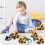 Upgraded Random 1 Piece Package Children's Pullback Gift Box Engineering Car Toy Boy Excavator Model Birthday Gift 5