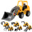 Upgraded Random 1 Piece Package Children's Pullback Gift Box Engineering Car Toy Boy Excavator Model Birthday Gift 7