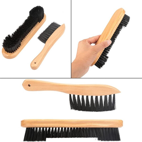 Pool Table Brush, Billiards Pool Table and Rail Brush Set, 2Pcs Billiards Pool Table Rail Brush Set Cleaning Tools 2