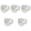 5Pcs Portable Transparent Cat Muzzle Grooming Mask for Pets 2